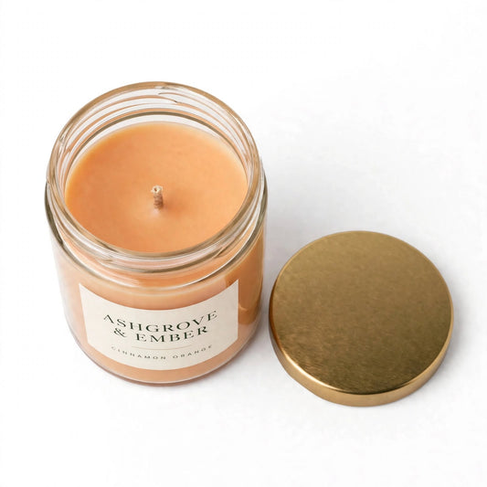 Ashgrove & Ember Cinnamon Orange Scented Soy Candle, 8 oz