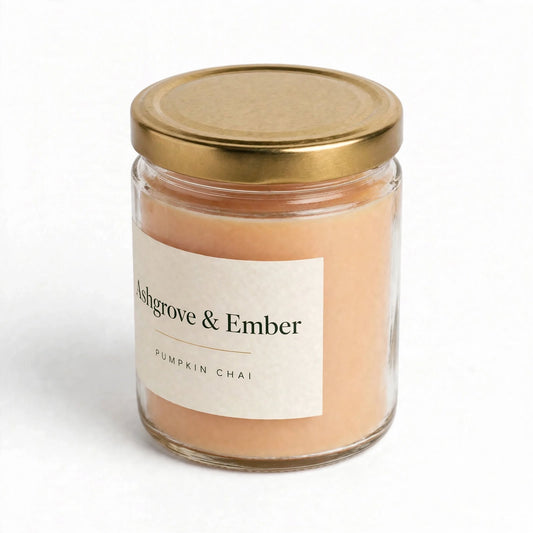 Ashgrove & Ember Pumpkin Chai Scented Soy Candle, 8 oz