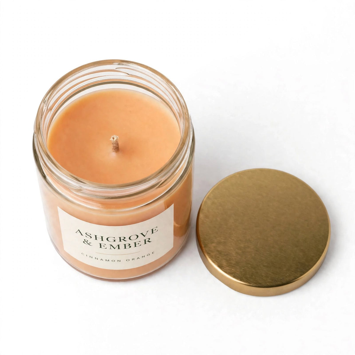 Ashgrove & Ember Cinnamon Orange Scented Soy Candle, 8 oz